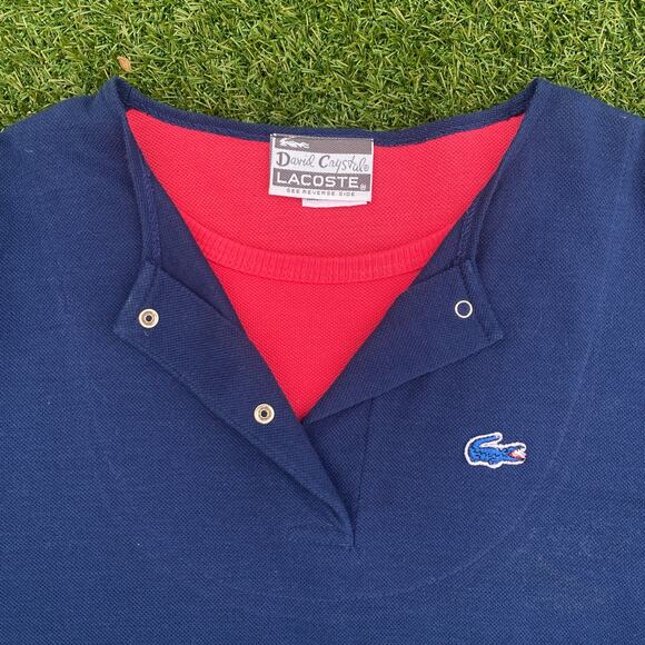 Lacoste David Crystal 1970's Vintage Belted Dress - Picture 2 of 8